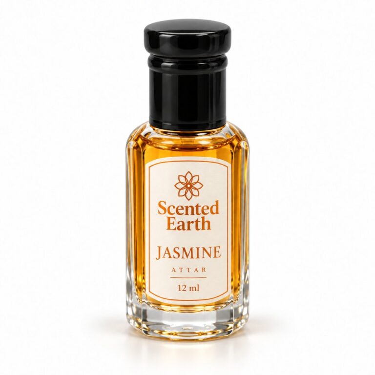 Scented Earth jasmine perfume oil, 12 ml bottle