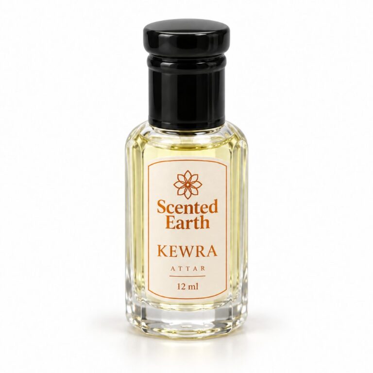 Scented Earth kewra perfume oil, 12 ml bottle