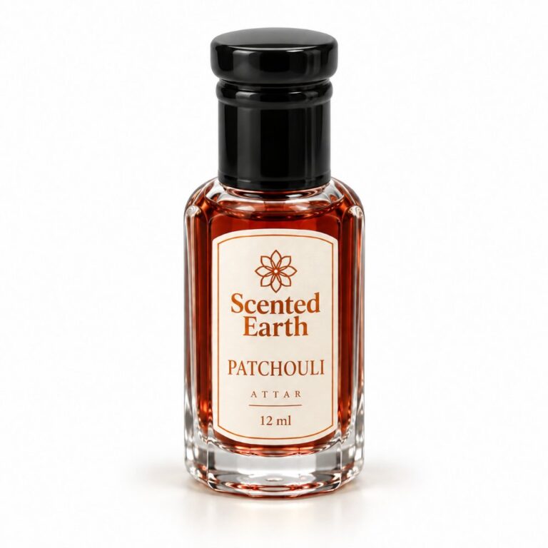 Scented Earth patchouli perfume oil, 12 ml bottle