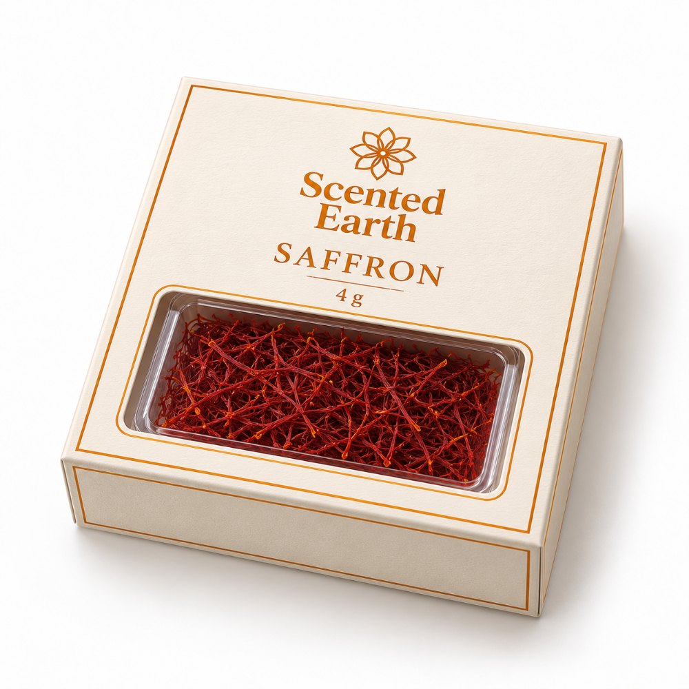 Scented Earth saffron threads, 4 g box