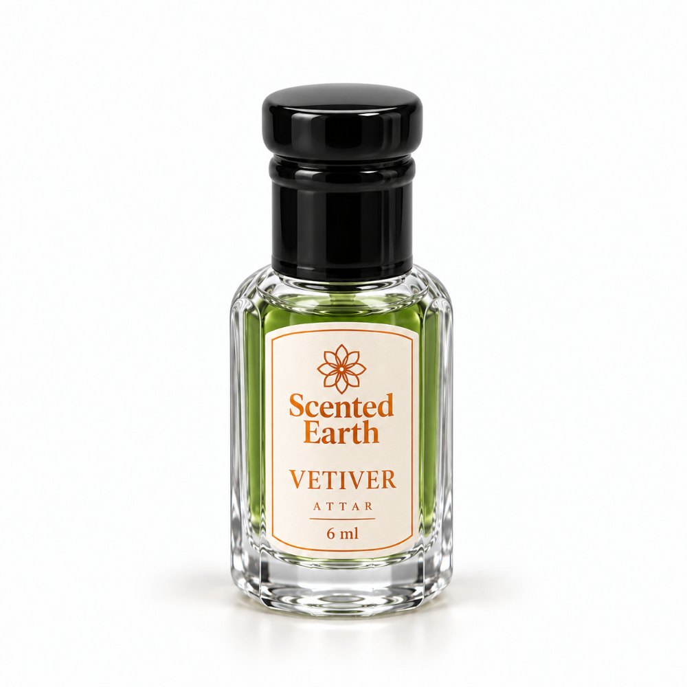Scented Earth Vetiver Oil, 6 ml bottle